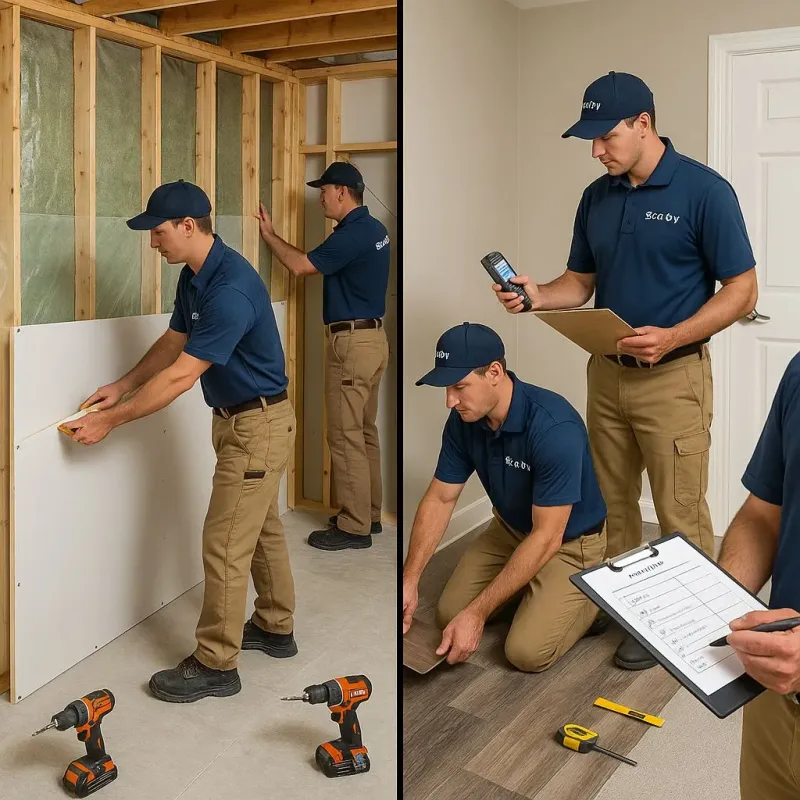 Repairs and Reconstruction process in Scotchtown, NY